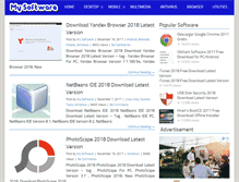 Tablet Screenshot of mysoftdownloads.com